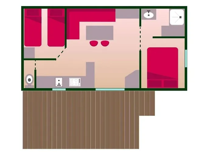 Zecamping 4 Etoiles Chiens Acceptes Tennis Piscine Chauffee خيمة فخمة 4*
